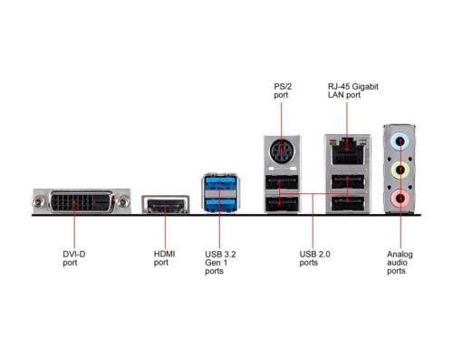 Placa madre MSI H410M-A PRO/H410M BOMBER H410 LGA1200 DDR4 M.2 HDMI m-ATX probada - Imagen 7 de 7