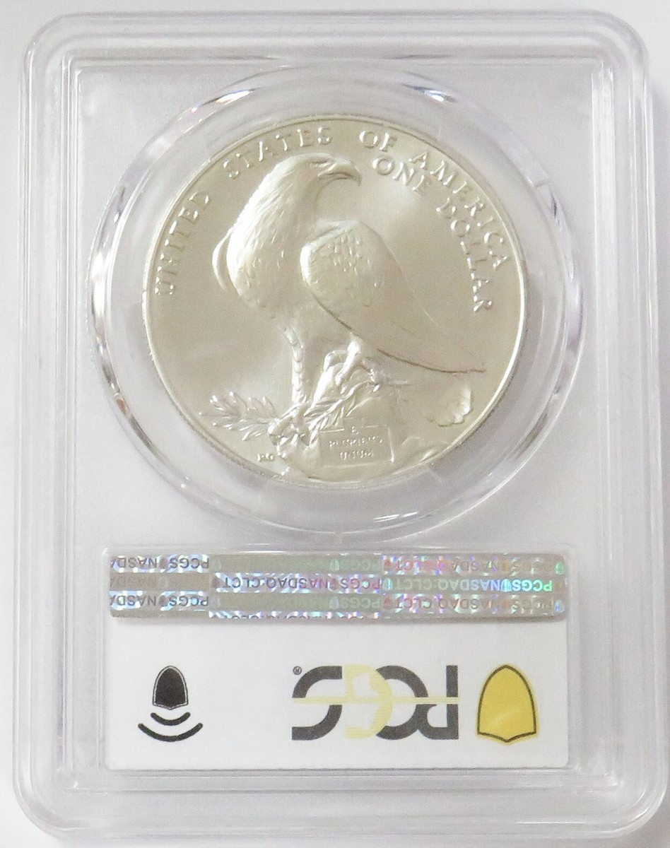 1984年 PCGS MS69 ロサンゼルスオリンピック記念銀貨イーグル 049 1984年 PCGS MS69 ロサンゼルスオリンピック記念銀貨イーグル 049