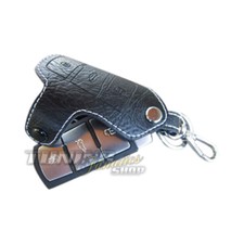 Schlüsseltasche Schlüssel Etui für VW Passat 3C B6 B7 ECHT-LEDER Weiss