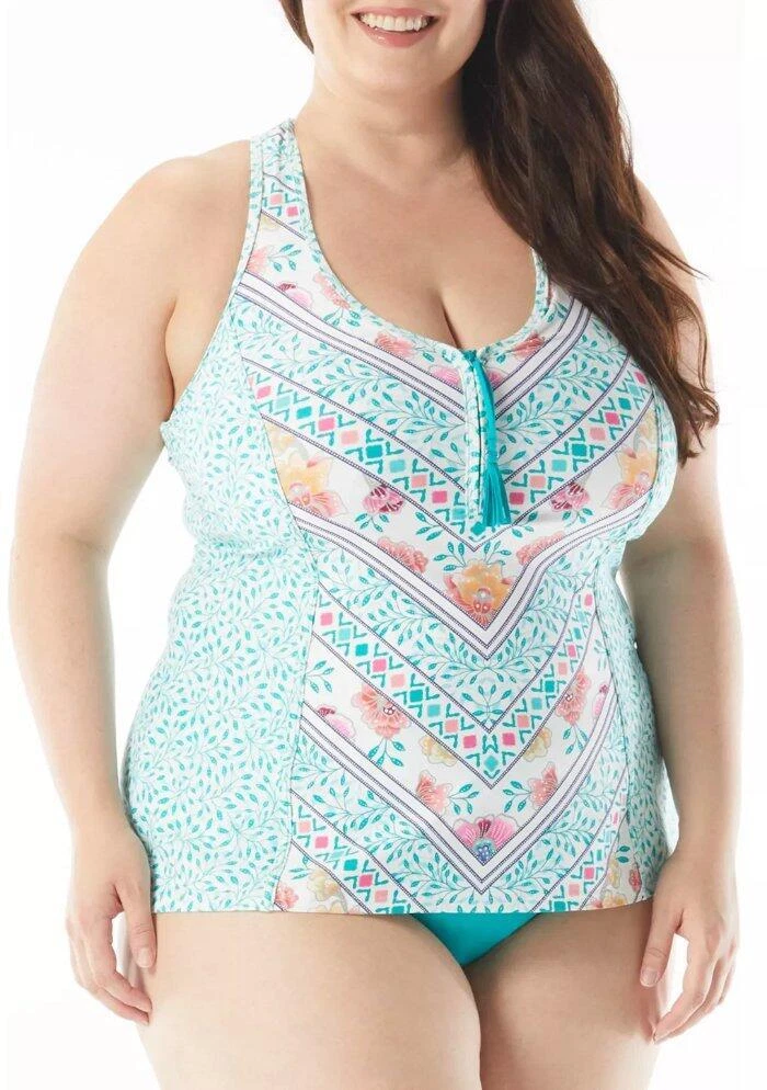 Racerback swim top plus hotsell size
