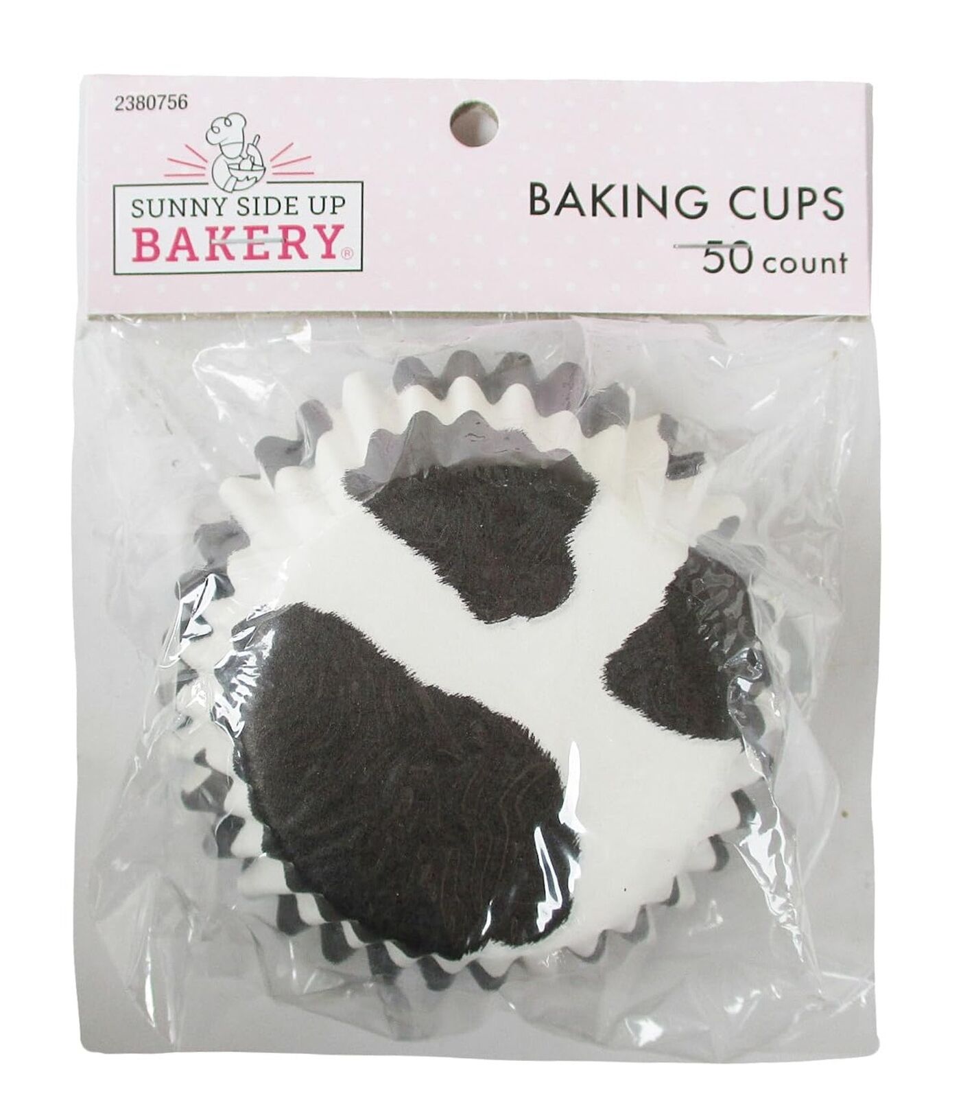 Show-Offs Cow Print Decorative Baking Cups - Patterned Paper Liners for Cupca...