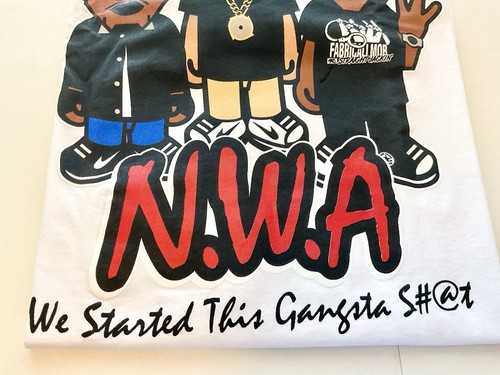 Neu ohne Etikett Vintage Fabricali Neu ohne Etikett Gangsta T-Shirt "We Started This S#@T" weiß 3XLT USA - Bild 15 von 24