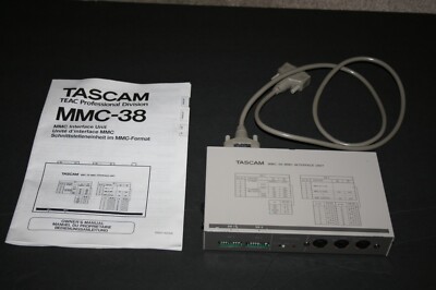 Tascam Teac MMC-38 Interface Unit With Owners Manual