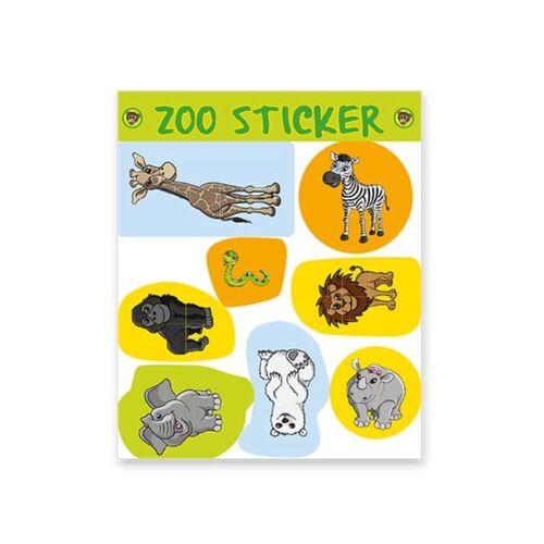 Sticker Willkommen im Zoo 8-tlg. - Bild 1 von 1