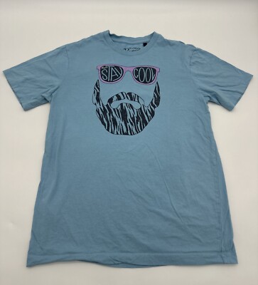 Penguin By Munsingwear T- Shirt Men Small Graphic Print Blue  #11223