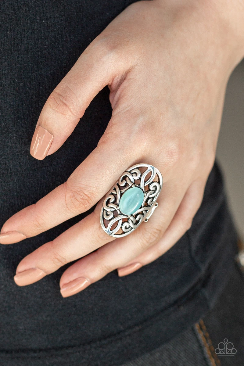 Gleam big blue ring paparazzi deals