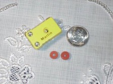 Marlin Yellow Type K Thermocouple Connector Female Jack 2 Slot Pin Plug Small