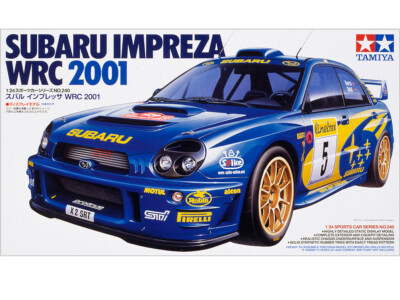 TAMIYA SUBARU IMPREZA WRC2001 1/24 完成品 Tamiya 1/24 Model kit Subaru Impreza WRC 2001 from Japan