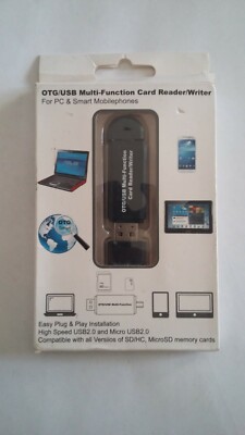 ON-THE-GO/USB Multifunktion CARD READER/WRITER - Speicherkartenadapter
