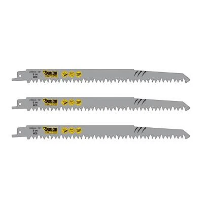 3 SabreCut S1531L Fast Cut Reciprocating Saw Blades Wood Universal Fit R1021L