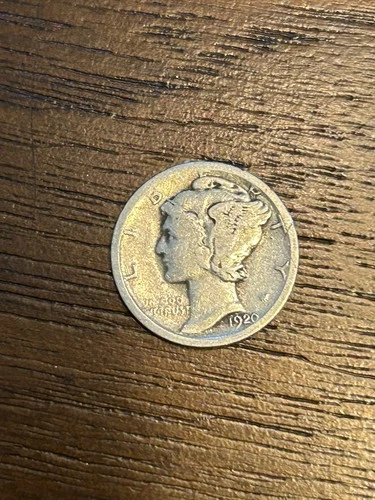 1920 Mercury Dime VG
