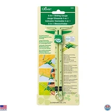 Clover 9506 5 in 1 Sliding Gauge with Nancy Zieman, 9.13 x 4 x 0.38 Premium