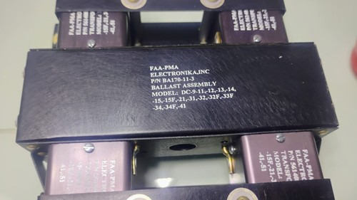 New Electronika BA170-11-3 Ballast Assembly Transformer FAA-PMA DC-9 - Picture 6 of 6