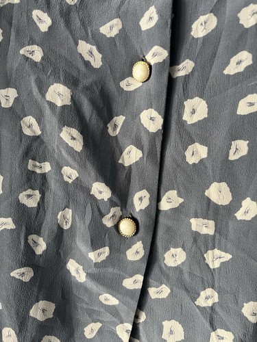 Vintage Victoria Secret Silk Blouse Pussybow M/L Gold Label - Picture 8 of 12