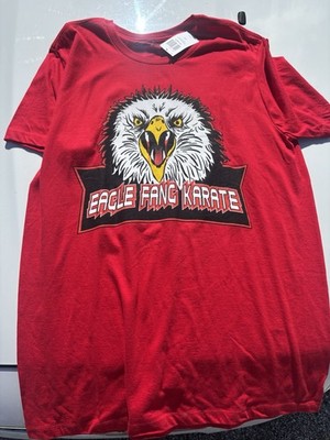   Eagle Fang Cobra Kai T-Shirt - Red - New with Tags - Size Large  