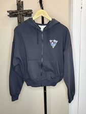NWT Billabong Women s Zip It Hoodie Black Sands Size M