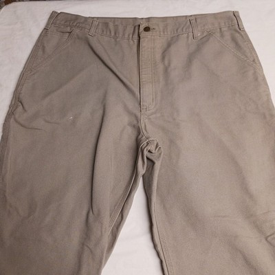 Carhartt Men's Work Pants Dungaree Fit Pants Size 40X30 (B11DES) Carpenter Cargo