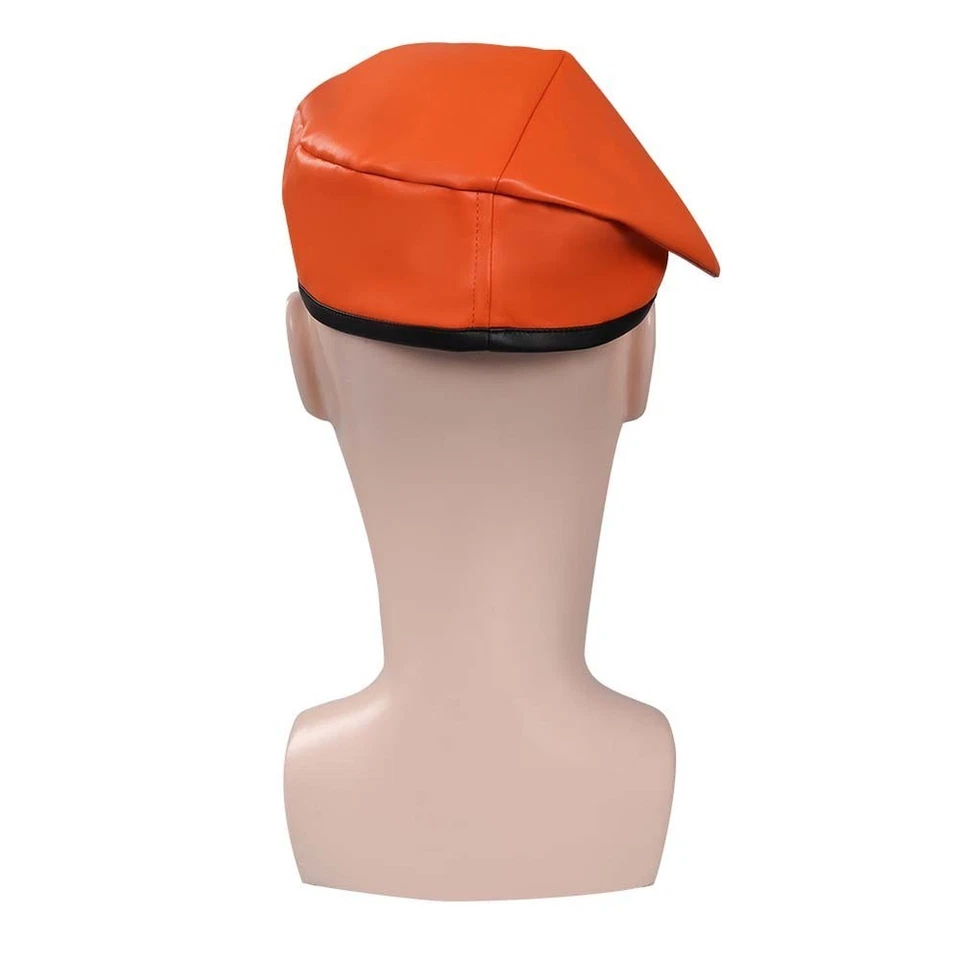 VALORANT Brimstone Orange Beret Cosplay Officer Hat Halloween Party Costume Prop - Image 4 of 4