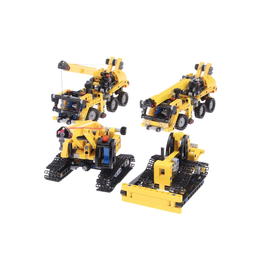 1x LEGO Technic Parts Vehicle Set 8067 9391 Yellow Incomplete