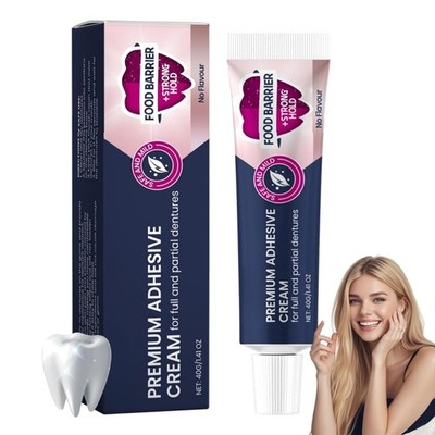 Prothesenhaftcreme Zahnprothese 40g Thermoplastisch Haftkleber für Ober- und ...