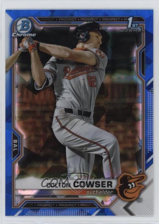 2021 Bowman Chrome Draft Sapphire Colton Cowser #BDC-166 0md