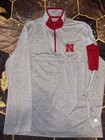 Colosseum Herren Gr. M University Of Nebraska Cornhuskers 1/4 Zip