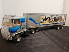 Vtg. Ertl Smokey and the Bandit Semi Truck & Trailer 1/25 Pressed Steel Semi 19"