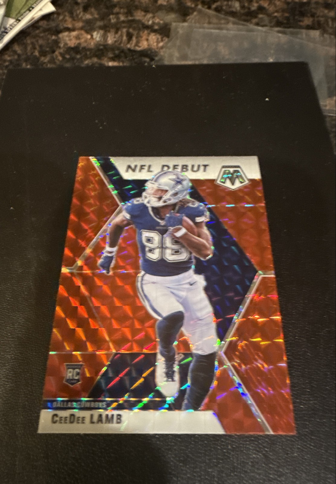 2020 Panini Mosaic - NFL Debut CeeDee Lamb #268 Red Mosaic Prizm (RC)