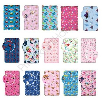 KIDS SINGLE FITTED SHEETS - SHOPKINS PEPPA SPIDERMAN DISNEY PAW PATROL AVAILABLE