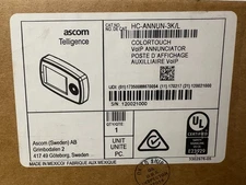 Ascom Telligence HC-ANNUN-3K/L Colortouch VoIP Annunciator