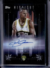 2025-26 Topps Midnight Ray Allen Dark Mark Signatures Dusk Auto #/75 Supersonics