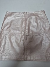 Clockhouse C& A  Damen Rock Gr.40,Lederrock,Bleistiftrock, Rosa.schimernd,w.neu 