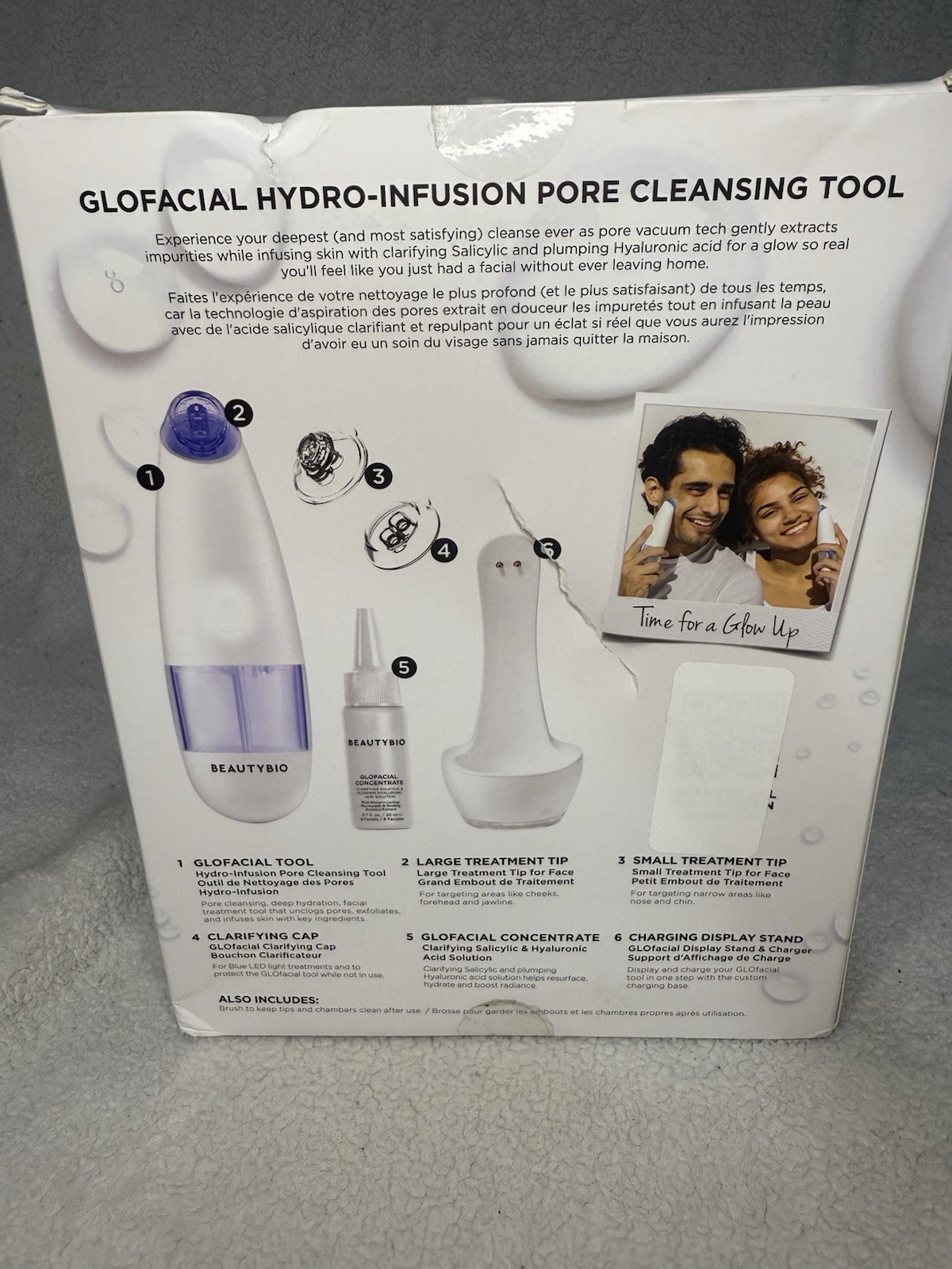 Beauty Bio Extract Infuse Clarify Glofacial Hydro Infusion Pore Cleansing Tool