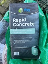 RBS Rapid Set Cure High Strength repar Cement  25KG - Bargain -75 bags available