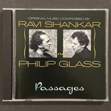 Ravi Shankar And Philip Glass Passages CD 1990 Club Edition Private Music