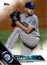 2016 Topps Limited #539 Nate Karns - BB