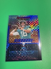 Trevor Lawrence Jacksonville Jaguars Football Airborne Blue Plaid Excellent