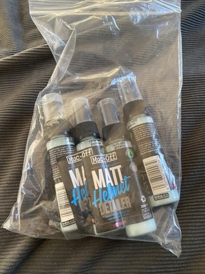 Muc-Off Motorrad Motorrad Matt Helm Detailer Handy 32ml Größe. Tasche 4 Stück