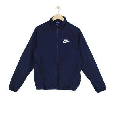 Vintage Nike Windbreaker Jacke Herren Größe S Blau Full Zip