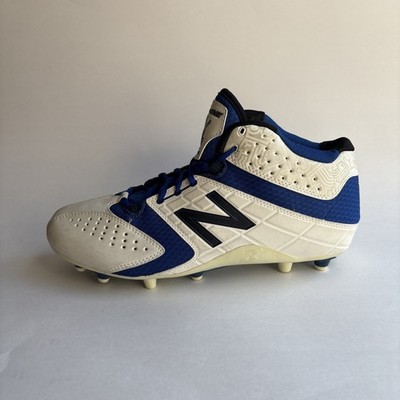NEW BALANCE BRINE 5464 Lacrosse Cleats Men s Size 10.5 White Blue MF5464WB