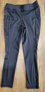 New Harry Hall Riding Tights Ladies 18 Full Grip Seat Phone Pockets On Each Leg