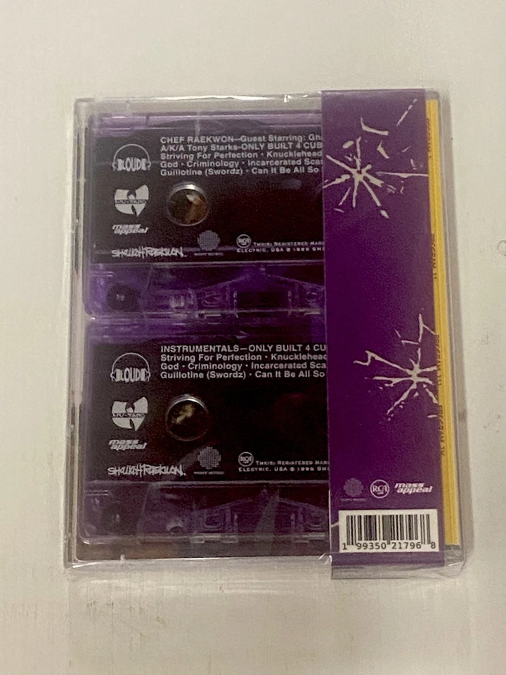 RAEKWON ONLY BUILT 4 CUBAN LINX… 30th ANNIVERSARY RARE 1st EDITION DOUBLE TAPE - Image 2 of 3