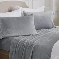 NY Loft Ultra Soft Micro Fleece Sheets Set, Extra Deep Pockets, Plush, Warm