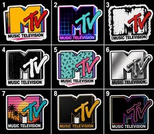 Retro Music Television Inspired Vinyl Sticker...