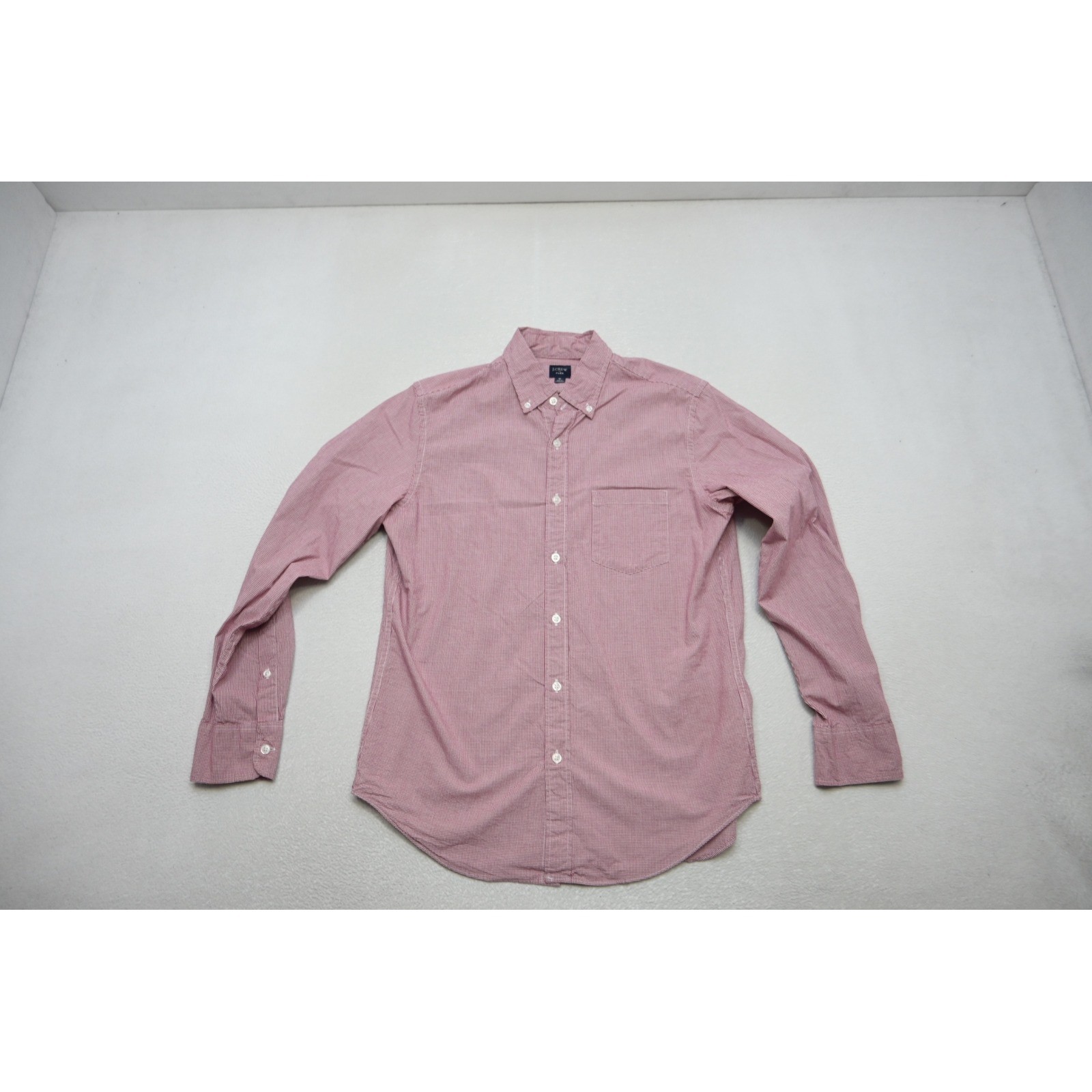 J.Crew Flex Button Down Mens Medium Red Gingham E… - image 5