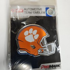 3pk Team Promark Clemson Tigers Automotive Team Emblem Decal Set Orange 143