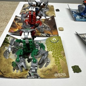 2003 Lego Bionicle BOHROK KAL (8573 - 8578) & Manuals Missing 8575 Lot 5 KRANA