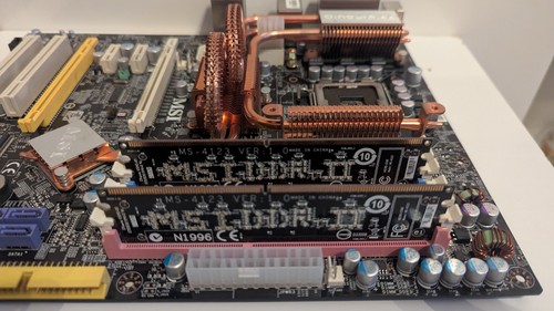 Scheda madre MSI P35 Platinum Combo SocketT/775 con supporto DDR2 e DDR3 - Foto 20 di 21