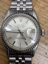 Rolex Datejust 1603 36mm Silver Dial Stainless Steel Bracelet Fluted Bezel