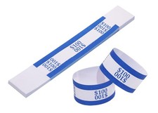 ONLYKXY 50pcs Self Sealing Cash Currency Straps Money Paper Bands Bill...